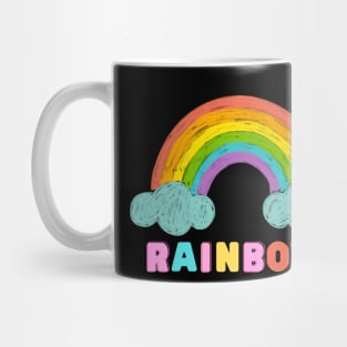 Rainbow in the sky. Mug